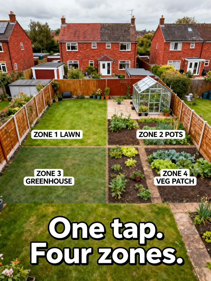 How to Plan a Four-Zone Garden Watering System